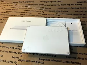 White Silver Apple Track Pad 2 (2nd Generation) Trackpad Magic Bluetooth A1535 - Picture 1 of 6