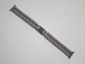 Edelstahl Uhrenarmband, Rollenband, NOS, Anstoss 16mm, neu ungetragen. MB0401 - Bild 1 von 7