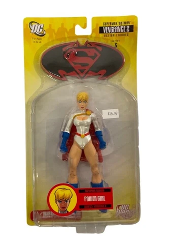 Power Girl Figure Superman/Batman Vengeance 2 Series 5 DC Direct BRAND NEW Cover