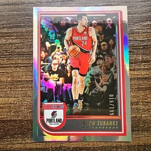 2022-23 NBA Hoops Premium Drew Eubanks Silver Holo #018/199 POR Trailblazers