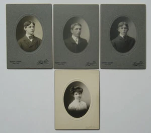 Clase de fotos de la Academia de Hebrón de Maine de 1902-03 Pike Sturtevant Farrington Boynton - Imagen 1 de 10