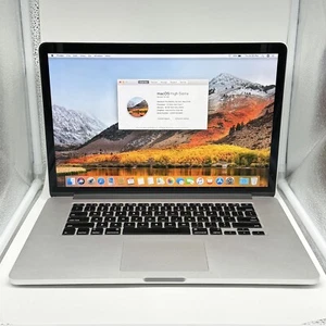 Apple MacBook Pro 2015 15" (A1398) | i7-4870HQ 2.5GHz | 16GB RAM | 128GB SSD - Picture 1 of 15