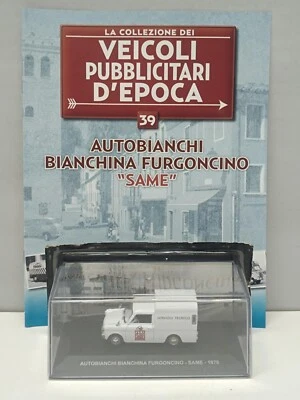Autobianchi Bianchina Furgoncino Same 1970 Veicoli Pubblicitari Edicola 1:43 - Immagine 1 di 4