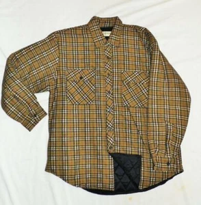 CHAQUETA CAMISA FRANELA AISLADA A CUADROS VERDE SALVAJE GRANDE NUEVA CON ETIQUETA HD EXCELENTE - Imagen 1 de 9