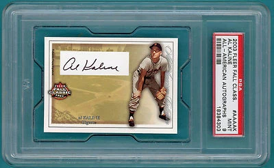 Fleer Classic Al Kaline 2003 edición automática - #AAAAK PSA 9! ¡Tigres! POP 2! Foto 1 de 2