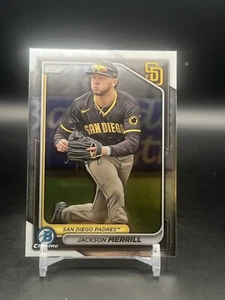 2024 Bowman #BCP-145 Jackson Merrill Chrome Prospects San Diego Padres - Picture 1 of 2