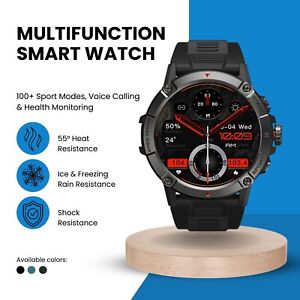 Smart Watch Fitness Tracker Call Smart Watch Health Monitor 100+ Sport Modes New