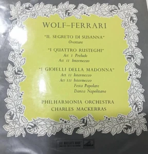 10” WOLF-FERRARI - Il segreto di Susanna +2 - CHARLES MACKERRAS - HMV DLP 1193 ç - Picture 1 of 1