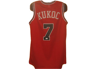 Toni Kukoc Signed Autograph Custom Jersey JSA Certified XL Chicago Bulls Auto