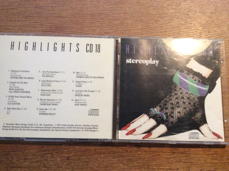 Stereoplay Highlights 18 [CD Album] U2 Oldfield Yazoo Deep Purple Depeche Mode - Bild 1 von 1