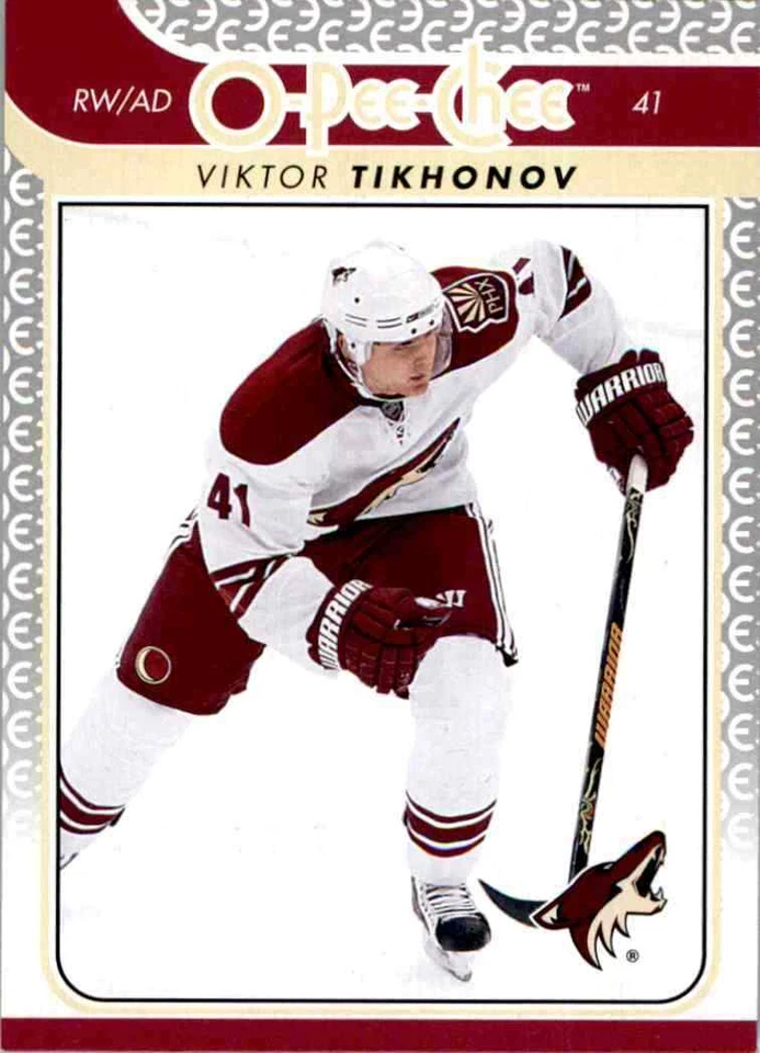 2009-10 O-Pee-Chee Viktor Tikhonov #91 - Image 1 of 2