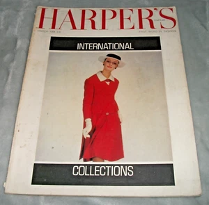 HARPER'S BAZAAR MAGAZINE March 1964 JEAN SHRIMPTON Celia Hammond MONCADA Vintage - Picture 1 of 24