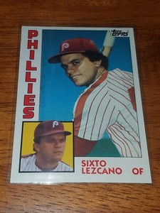 PHILLIES SIXTO LEZCANO 1984 TOPPS #185