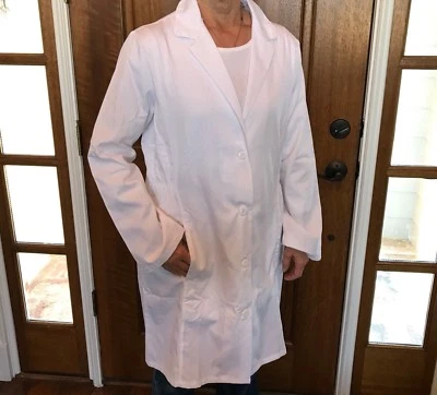 Women's White Fashion Seal 1st Quality Lab Coats for 20.00 Sizes : XL & 2XL - Image 1 of 3