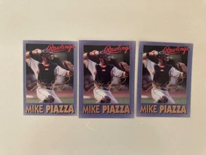 Mike Piazza, NY Mets 1998 Rawlings Cards - all 3 versions SCARCE - Picture 1 of 2