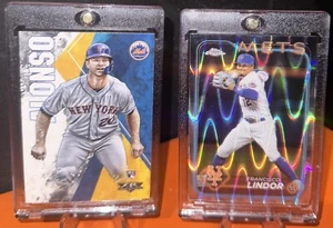 ⭐️Pete Alonso⭐️Rookie Fire💥Francisco Lindor ⭐️Waves Holofoil Refractor🔥 - Bild 1 von 4