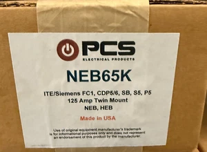 PCS SIEMENS NEB65K MOUNTING HARDWARE KIT 125A TWIN MOUNT NEB/HEB NEW READY - Picture 1 of 1