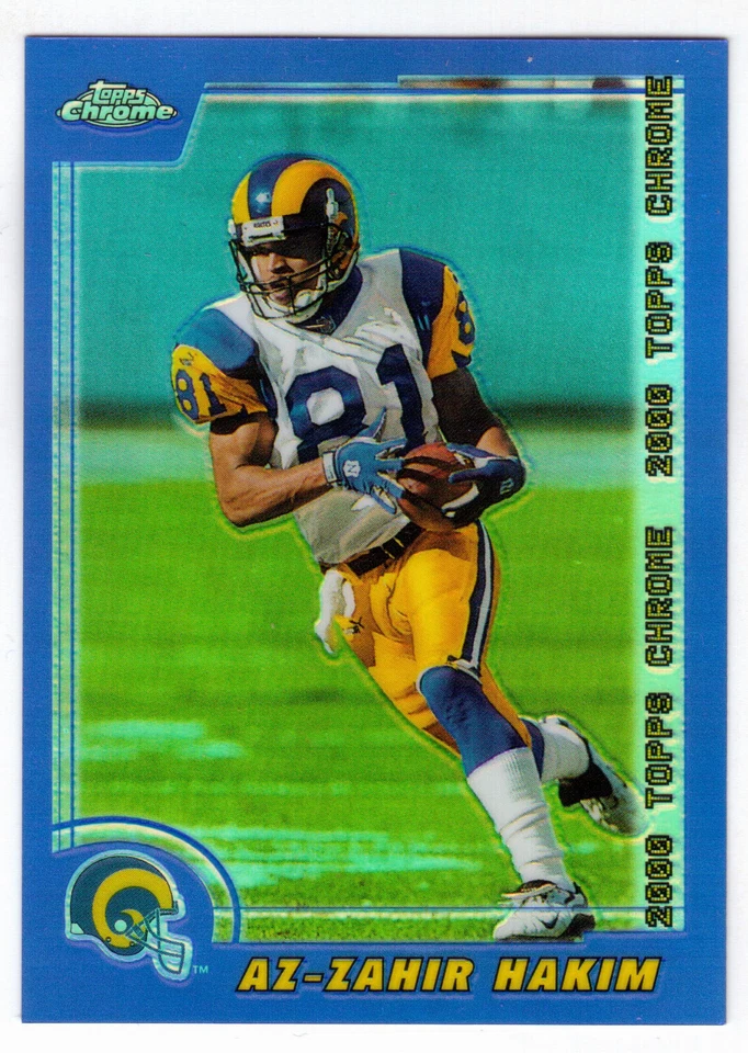 2000 TOPPS CHROME #46 AZ-ZAHIR HAKIM REFRACTOR - Image 1 of 1