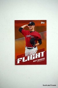 2020 Topps Pro Debut Ready for Flight #RFFMM Matt Manning Orange #'d /25 TIGERS