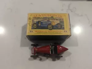 Matchbox Mint Bugatti Type 35 Supercharged Y-6 Models of Yesteryear in Red - Picture 1 of 3