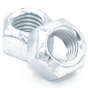 1/4"" 5/16"" 3/8"" 1/2"" 5/8"" 3/4"" SECHSKANTMUTTER UNC ALLE METALL VERRIEGELUNGSMUTTERN VERZINKT - Bild 1 von 4