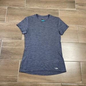 Icebreaker Merino Damen T-Shirt blau Wollmischung Cool-Lite - Größe S - Bild 1 von 7