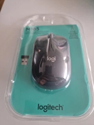 Logitech M185 Wireless Mouse, 12-Month Battery, for MAC/PC - Image 1 of 3