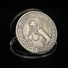 1881 Anime Girl Dollar Coin Nickel Hobo Coin Token Collectibles For Gift