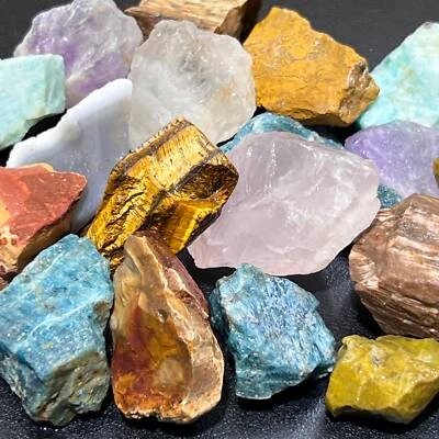 Madagascar Minerals Rough Crystal Mix (5 Kilos)(11 lbs) Bulk Wholesale Raw Lot - Image 1 of 2