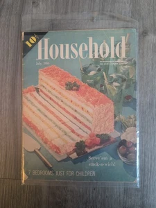 Household Magazine July 1955 Feed The Whole Gang Sandwiches Easy Loaf No Label - Picture 1 of 2