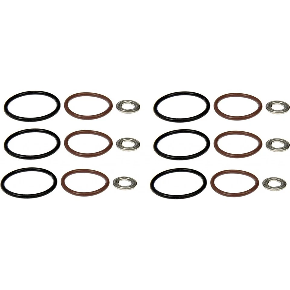 For IC Corporation 1300 FBC 2006-2015 Fuel Injector O-Ring | Rubber Brown; Black Foto 1 de 4
