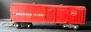 Vintage American Flyer S Gauge Red 642 Box Car - Picture 1 of 23