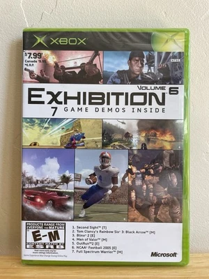 Exhibition: Demo Disc for Xbox -- Vol. 6 (Microsoft Xbox, 2004) New Factory Seal - Image 1 of 4