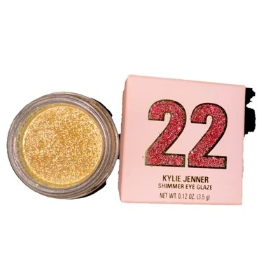 KYLIE JENNER Cosmetics SHIMMER EYE GLAZE Ocean Child EYE SHADOW Metallic Gold - Image 1 of 3