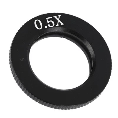 Optical Objective Lens Monocular Microscope Auxiliary Lens 0.5X Accessory New - Image 1 of 4