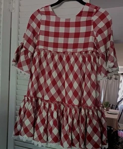 Matilda jane children dress size eight new rayon and cotton built in under slip. - Picture 1 of 7