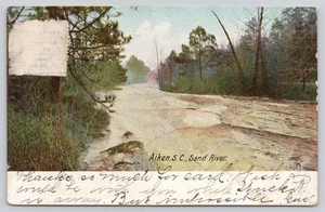 Aiken South Carolina Sand River SC 1907 Postkarte - Bild 1 von 2