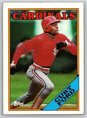 1988 Topps #612 Curt Ford St. Louis Cardinals - Image 1 of 2