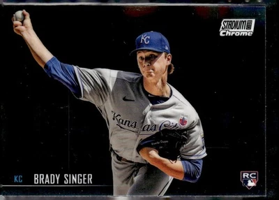 2021 Topps Stadium Club Chrome Brady Singer Rookie - Image 1 of 2