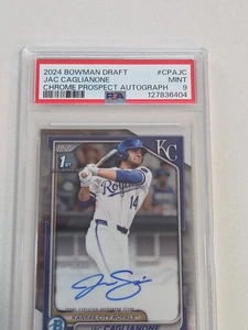 Bowman Draft 2024 - Autógrafos Chrome Prospect Jac Caglianone #CPA-JC (AU, RC) - Imagen 1 de 5