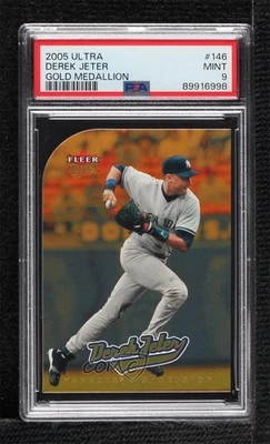 2005 Fleer Ultra Gold Medallion Derek Jeter #146 PSA 9 MINT HOF - Image 1 of 3
