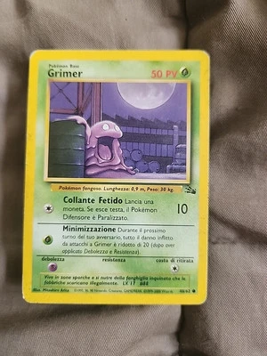 pokemon card: Grimer Vintage 1995 Spanish 48/62 - Image 1 of 2