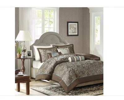 Madison Park Aubrey 6 Piece Duvet Cover Set Comforter Full/Queen - Image 1 of 4