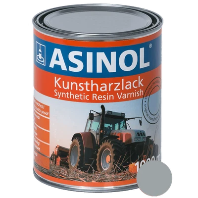 ASINOL (15,98 EUR/l) Kunstharzlack Neuson Baumaschinen Kabine Grau 1.000 ml Farbe