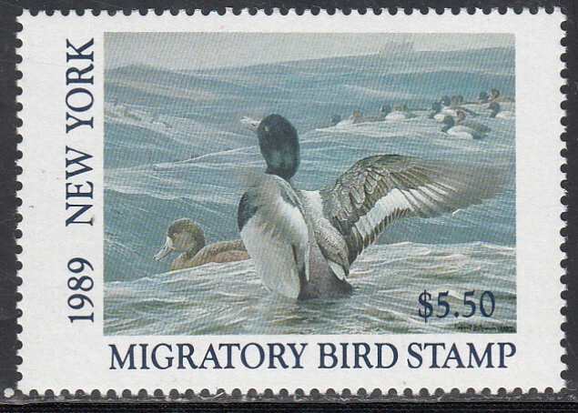 USA New York MNH Waterfowl  Ducks  Jaffe NY5  Value  $ 10.00 - Image 1 of 1