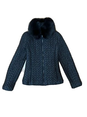 Post Card Jacket Size 4 Fox fur Collar - Image 1 of 4