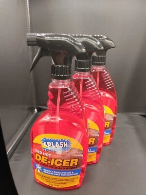 Lote de 3 SPLASH Red Hot Desconcerlador Parabrisas Gatillo Spray 32 Onzas - Nuevo Foto 1 de 3