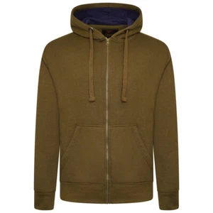 Herren Forge Fleece Kapuze Reißverschluss Sweat Pullover Smart Freizeit Jacke Große Größe 2-8XL - Bild 1 von 11