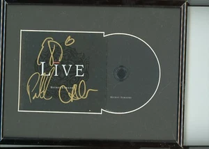ED KOWALCZYK +CHAD TAYLOR PATRICK LIVE SECRET SAMADHI CD JACKET FRAMED SIGNED - Picture 1 of 1