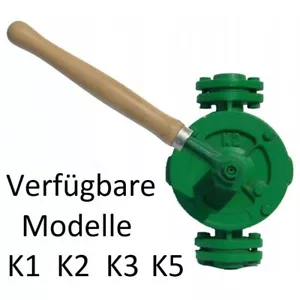 K2 Flügelpumpe Handpumpe f. Wasser ÖL Diesel Mineralöl Anschluß 1" 24L/min - Bild 1 von 6